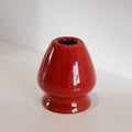 Torii Red Ceramic Matcha Whisk Holder Chasen Stand