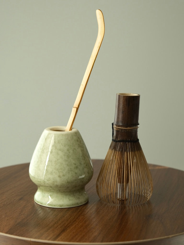 Tokyo Fog Ceramic Matcha Whisk Holder Chasen Stand