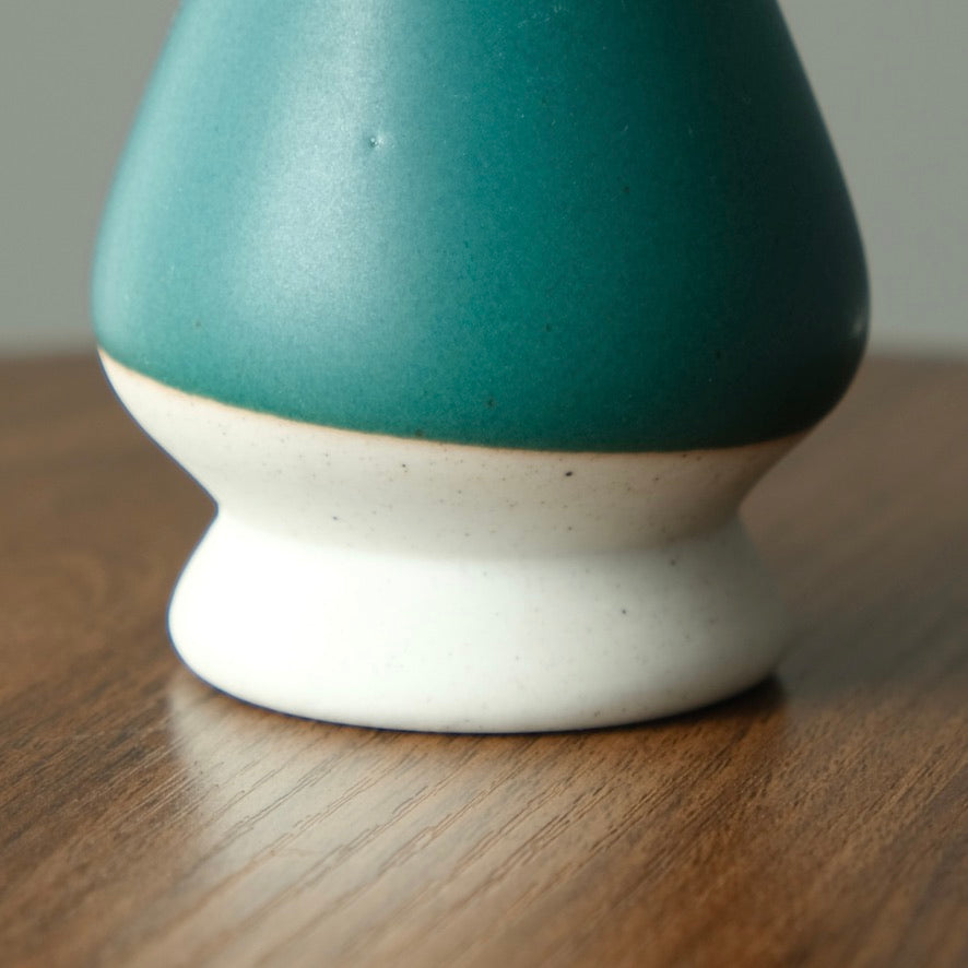 Fuji Green Ceramic Matcha Whisk Holder Chasen Stand