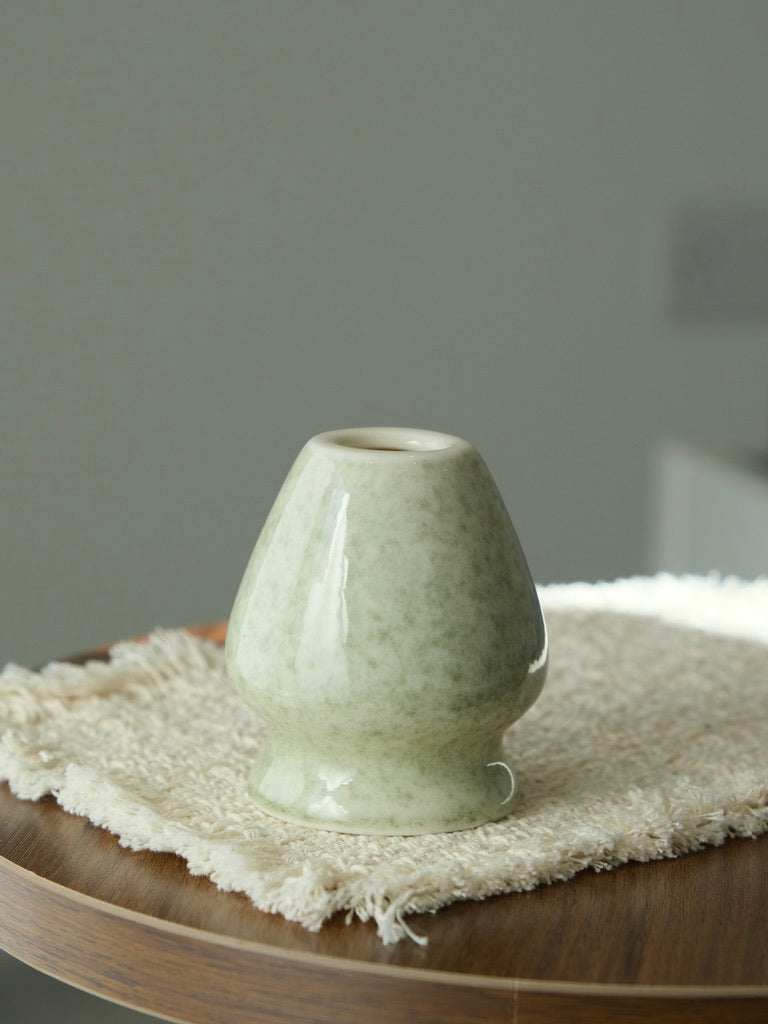 Tokyo Fog Ceramic Matcha Whisk Holder Chasen Stand