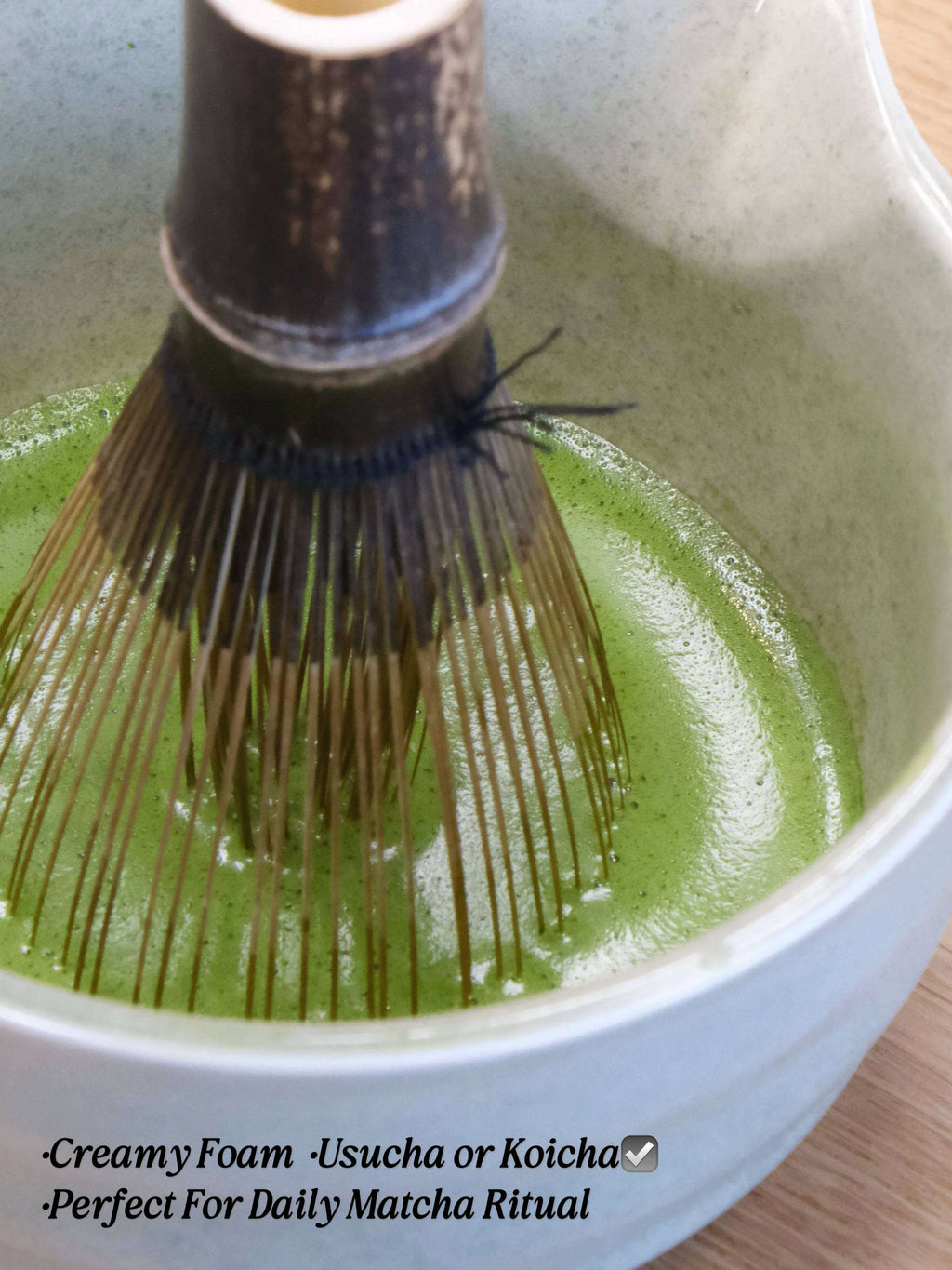 Purple Bamboo Matcha Whisk Shin Chasen Handmade Japanese Tea Ceremony Bamboo Whisk